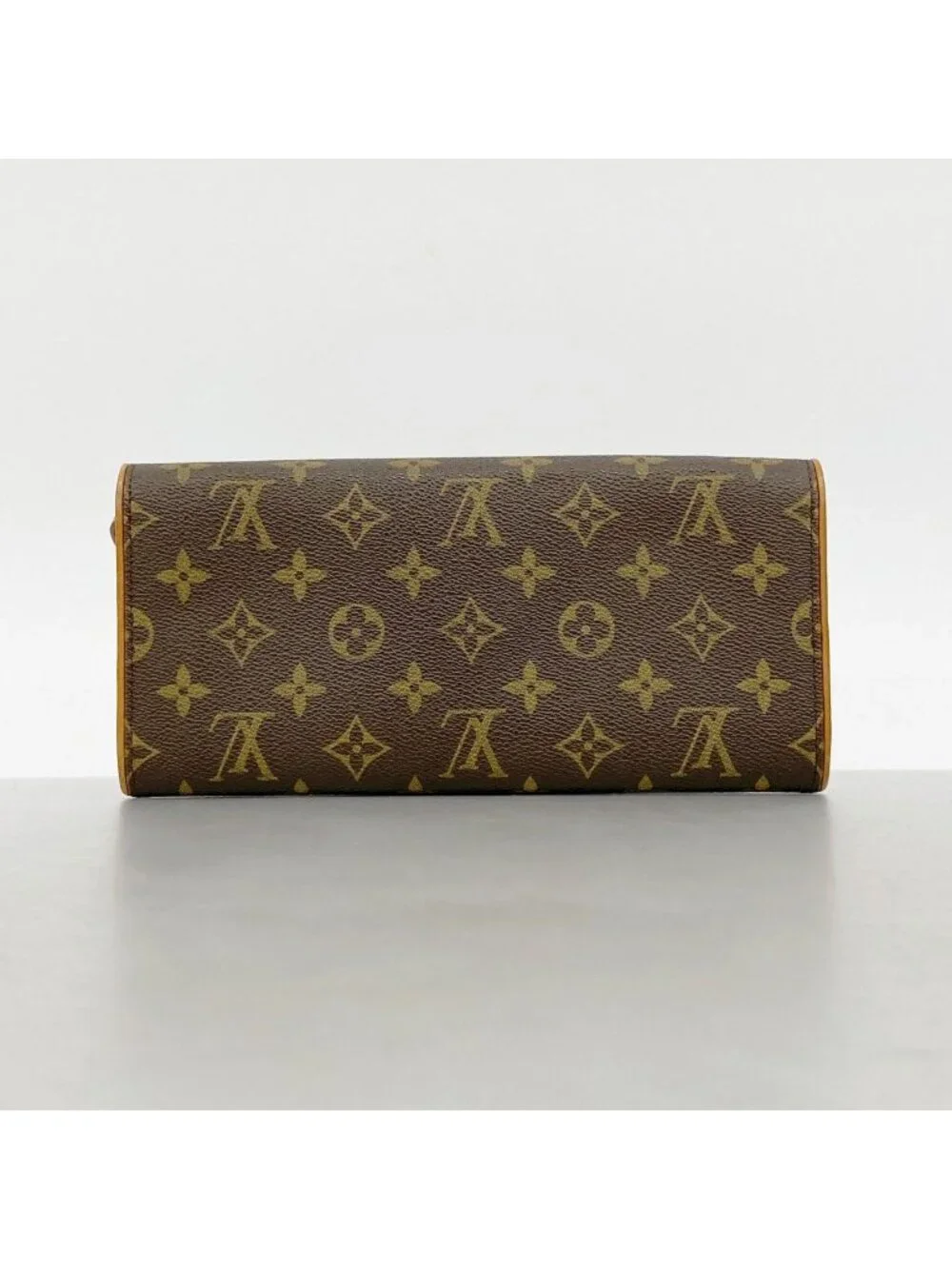 Louis Vuitton Shoulder Bag Monogram Pochette Twin GM Brown